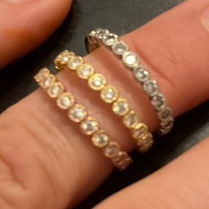 Sophia Fiori WHITE GOLD Diamond Stackable Band